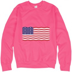 Unisex Neon Crewneck Sweatshirt