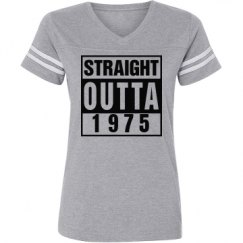 Ladies Relaxed Fit Vintage Sports Tee