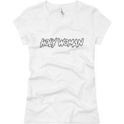 Ladies Slim Fit Basic Promo Jersey Tee