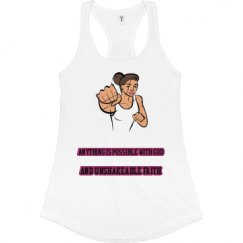 Ladies Slim Fit Racerback Tank Top