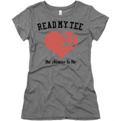 Ladies Slim Fit Super Soft Triblend Tee