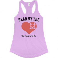 Ladies Slim Fit Racerback Tank Top