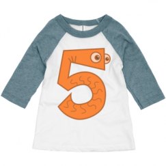 Toddler 3/4 Sleeve Raglan Tee