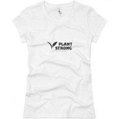 Ladies Slim Fit Basic Promo Jersey Tee