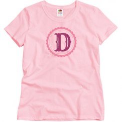 Ladies Semi-Fitted Relaxed Fit Basic Tee