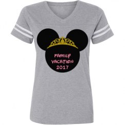 Ladies Relaxed Fit Vintage Sports Tee