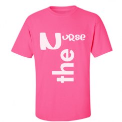 Unisex Ultra Cotton Safety Neon Crewneck Tee