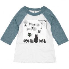 Toddler 3/4 Sleeve Raglan Tee