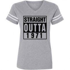 Ladies Relaxed Fit Vintage Sports Tee