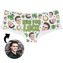 St Patrick's Day Naughty Sexy Panties Thong - Rub for Luck