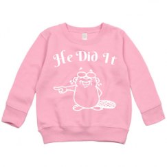 Toddler Crewneck Basic Promo Sweatshirt