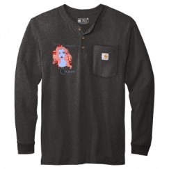 Unisex Carhartt Long Sleeve Henley Tee 