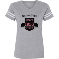 Ladies Relaxed Fit Vintage Sports Tee