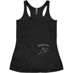 Ladies Slim Fit Super Soft Racerback Triblend Tank