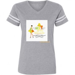 Ladies Relaxed Fit Vintage Sports Tee