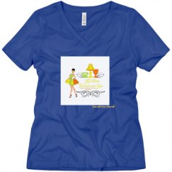 Ladies Relaxed Fit V-Neck Tee