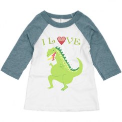 Toddler 3/4 Sleeve Raglan Tee