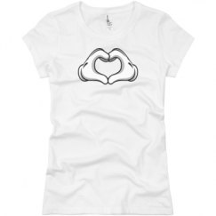 Ladies Slim Fit Basic Promo Jersey Tee