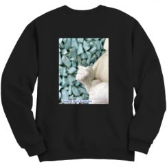 Unisex Film and Foil Crewneck Sweatshirt