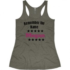 Ladies Slim Fit Super Soft Racerback Triblend Tank