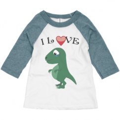 Toddler 3/4 Sleeve Raglan Tee