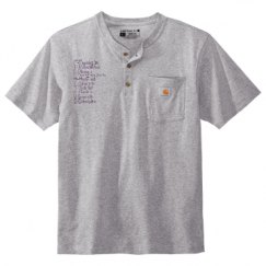 Unisex Carhartt Henley Tee 