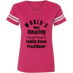 Ladies Relaxed Fit Vintage Sports Tee