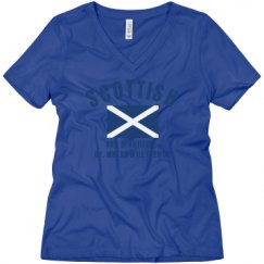 Ladies Relaxed Fit V-Neck Tee