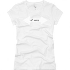 Ladies Slim Fit Basic Promo Jersey Tee