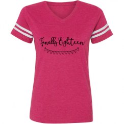 Ladies Relaxed Fit Vintage Sports Tee