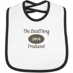 Infant Contrast Trim Bib