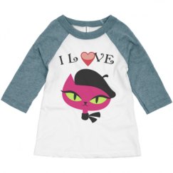 Toddler 3/4 Sleeve Raglan Tee