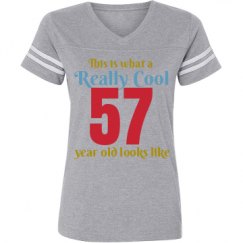 Ladies Relaxed Fit Vintage Sports Tee