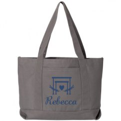 Seaside Cotton Canvas Pigment-Dyed Boat Tote Bag