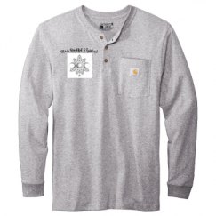 Unisex Carhartt Long Sleeve Henley Tee 