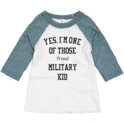 Toddler 3/4 Sleeve Raglan Tee