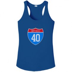 Ladies Athletic Performance Racerback Tank