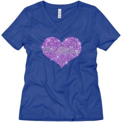 Ladies Relaxed Fit V-Neck Tee