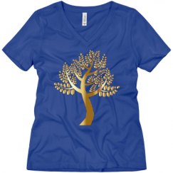 Ladies Relaxed Fit V-Neck Tee