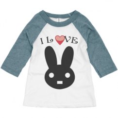 Toddler 3/4 Sleeve Raglan Tee