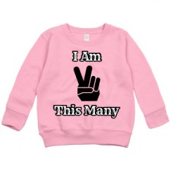 Toddler Crewneck Basic Promo Sweatshirt