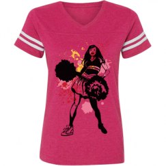 Ladies Relaxed Fit Vintage Sports Tee