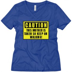 Ladies Relaxed Fit V-Neck Tee