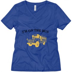 Ladies Relaxed Fit V-Neck Tee