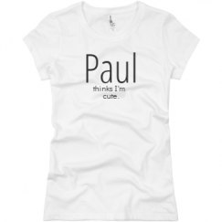 Ladies Slim Fit Basic Promo Jersey Tee