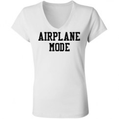 Ladies Slim Fit V-Neck Jersey Tee