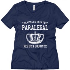 Ladies Relaxed Fit V-Neck Tee