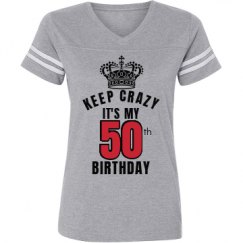 Ladies Relaxed Fit Vintage Sports Tee