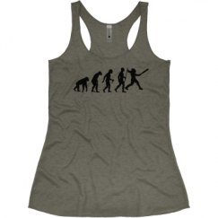 Ladies Slim Fit Super Soft Racerback Triblend Tank