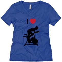 Ladies Relaxed Fit V-Neck Tee